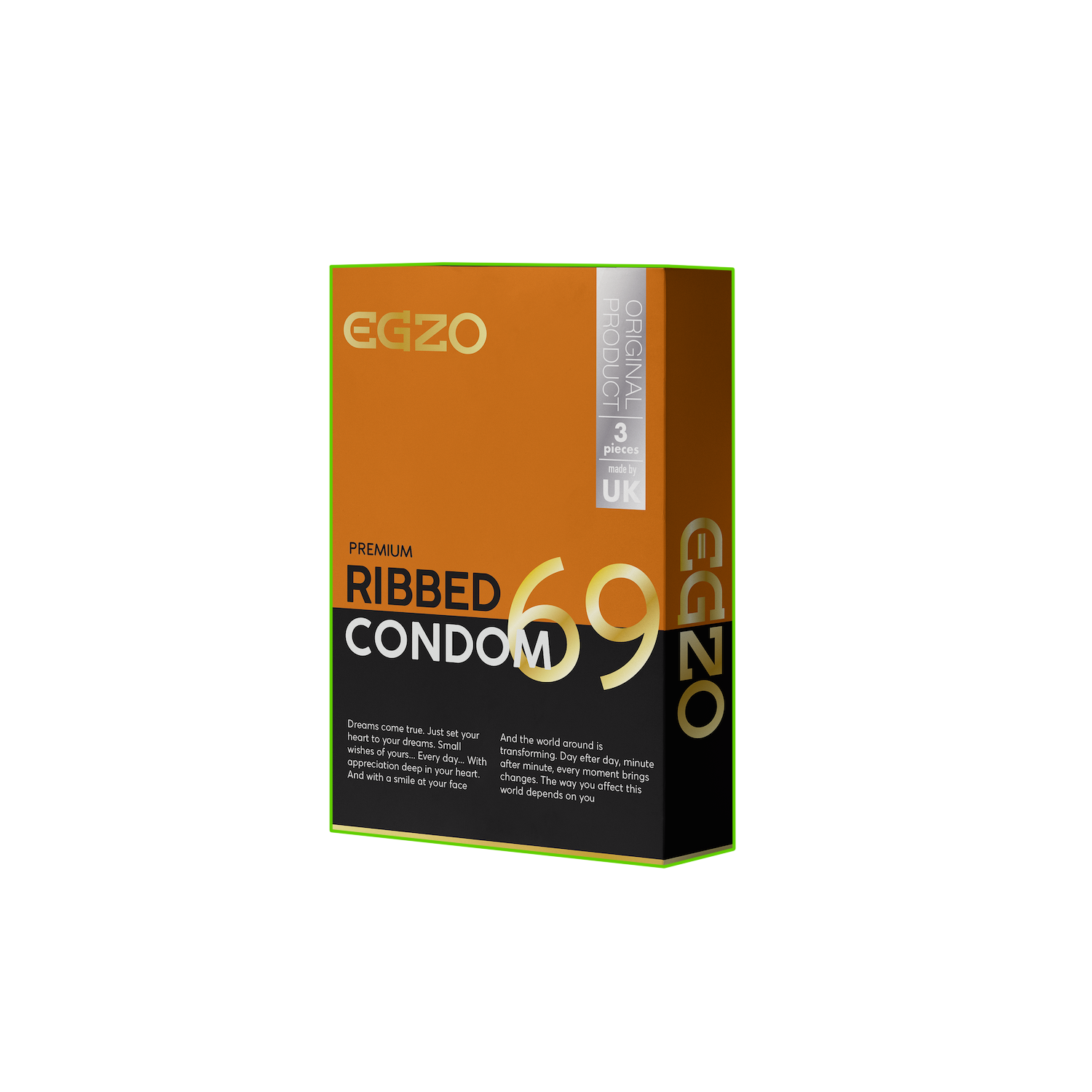 EGZO Ribbed Condoms